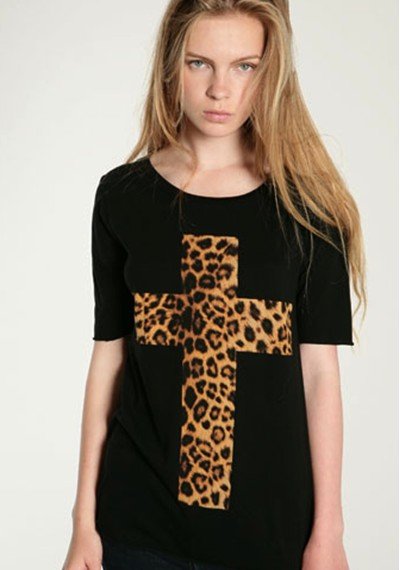 Leopard Cross Shirt