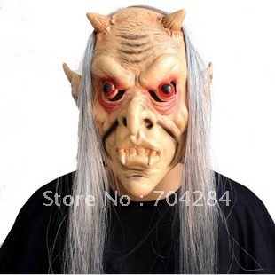 Old Lady Halloween Mask