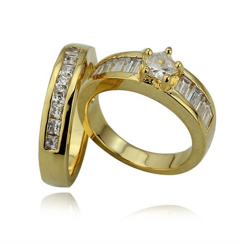 bands-cubic-zircon-jewelry-sets-wholesale-18K-Golden-Wedding-Ring-Set ... bands-cubic-zircon-jewelry-sets-wholesale-18K-Golden-Wedding-Ring-Set ...