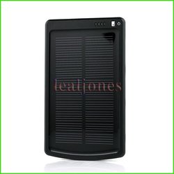 USB Mini Portable 3000mAh External Battery bank Solar polymer rechargeable battery Charger for Mobilephone PC PSP NDSL HE-030(China (Mainland))