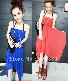 Cute Fashion Tops Women on 2012 Fashion Women Tube Top New Design Styles Irregular Skirt Chiffon