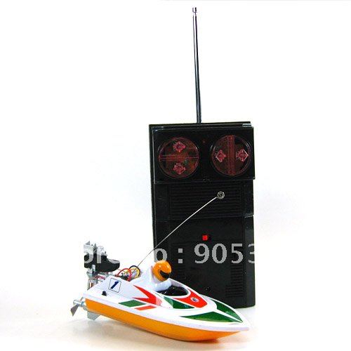 Cool Radio Remote Control RC Mini Racing Speed Electric Boat Toy(Hong Kong)