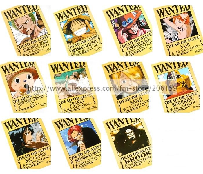 One Piece Wanted Posters Shanks Wanted Poster Luffy Shanks