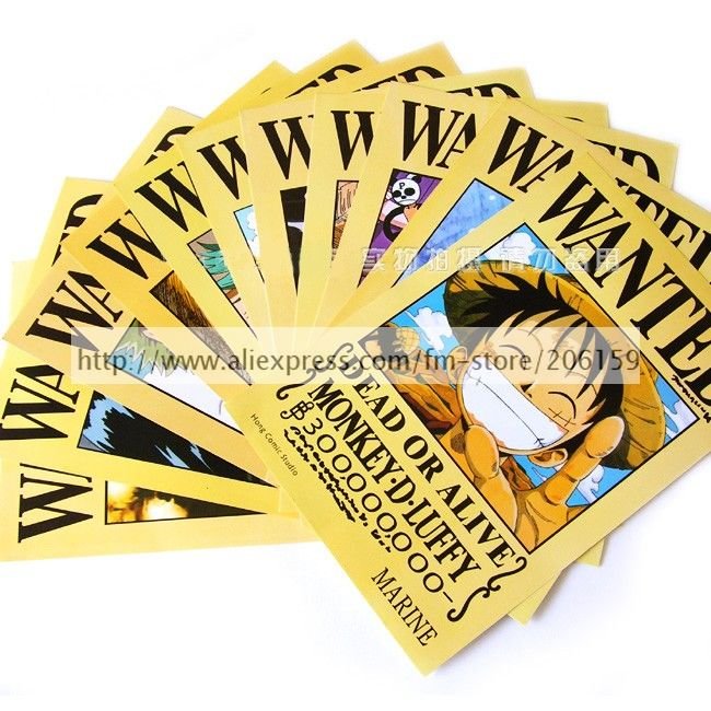 One Piece Wanted Posters Shanks One Piece Wanted Poster