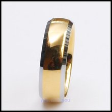 10pcs NEW Mens Gold TUNGSTEN Ring Wedding Band Size 8 12 Gift