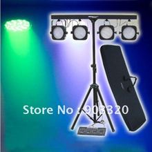 145pcs 10MM RGB LED 4 Par Can Light DMX512 Par Can LED Par Can Light