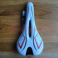 Free shipping!  White color! Road MTB Mountain Bike Bicycle saddle, replacement saddle, soft PU leather,Retail or wholesale,NEW