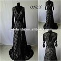 OL5545 Real Sample New Style  Long Sleeves Lace Mermaid  Floor  Length Evening Dress