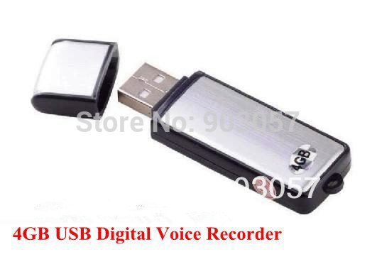 Купить 2 в 1 мини 4 ГБ usb цифровой голосовой рекордер диктофон флэш ...