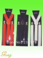 New Mens Ladies Unisex Adjustable Braces Suspenders Gift&Free Shipping mix colors 10pcs/lot.