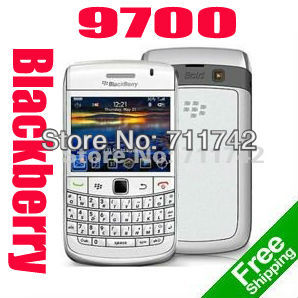 Original Blackberry Bold 9700 black white 2 color Unlocked Mobile Phone Free shipping(China (Mainland))