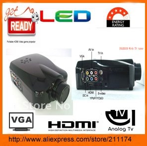 led tv transport
 on Cheapest LED Projector 1500 Lumens with VGA HDMI TV Tuner for Home ...