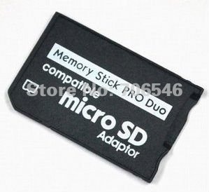 Micro Sd Sdhc Tf To Memory Stick Ms Pro Duo Psp Adapter