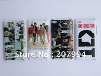 NEW ! Wholesale 10*4 pcs/lot  One Direction 1D hard Case Cover for iPod Touch 4th free shipping-0D04