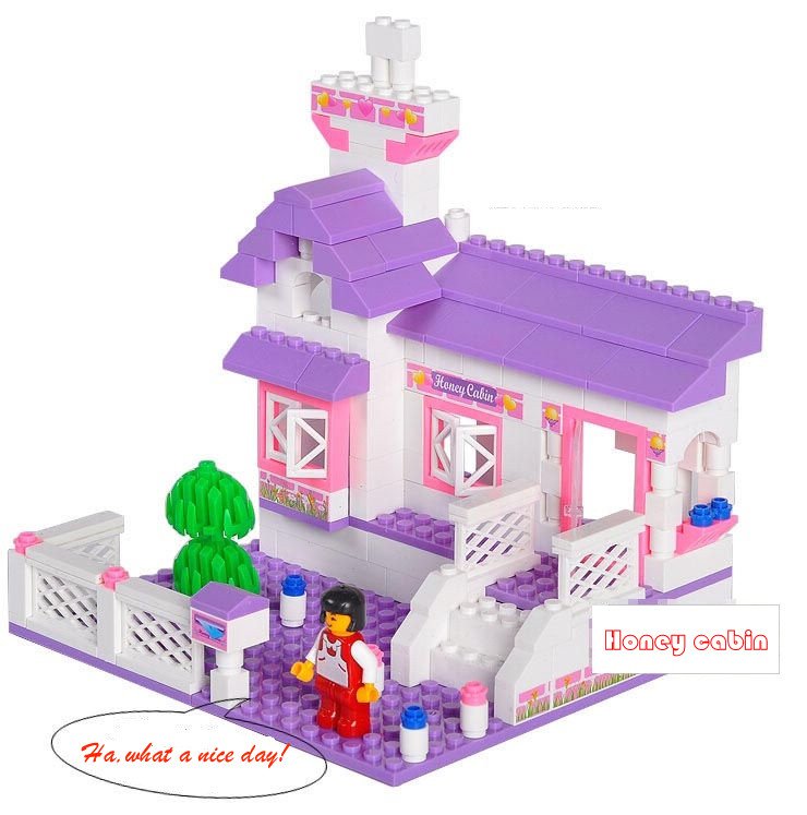 Pink Building Blocks