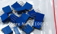 3296 Variable potentiometer, 12valuesX5pcs=60pcs,variable resistor,potentiometer Assorted Kit,free shipping