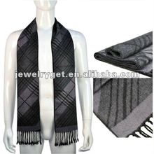 100 viscose western wear scarf for men High end fashion men s checked scarf NL 1833