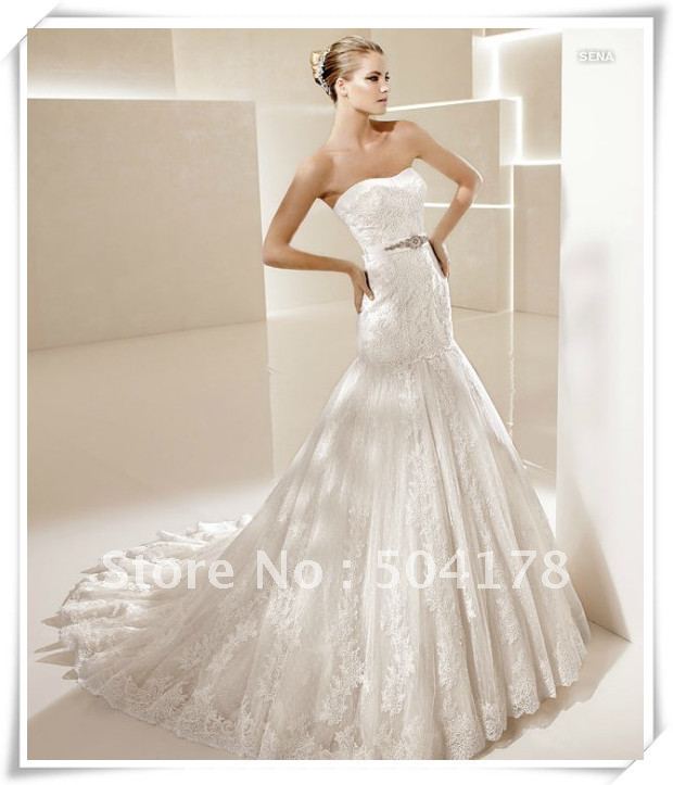 wedding dress train type