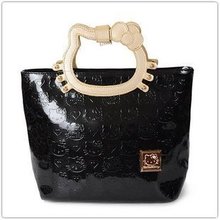 2012 Top selling 1pcs/lot Free shipping Wholesale New Fashion Hello Kitty handbag/Tote bag
