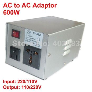 AC to AC adaptor Power converter 600W 220V/110V to 110V/220V 50/