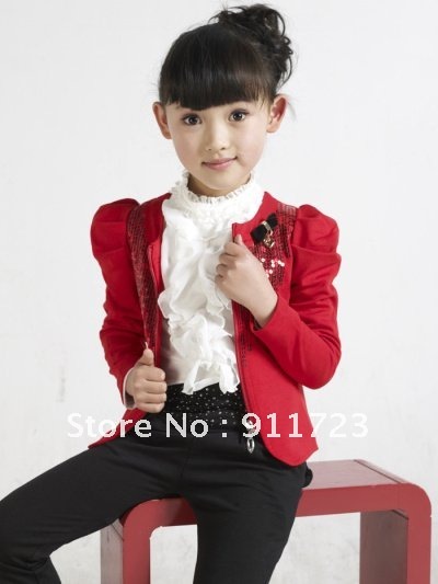 Girls Coats on Blazers With Paillette Childrens Suit Blazer Girls Trendy Outerwear