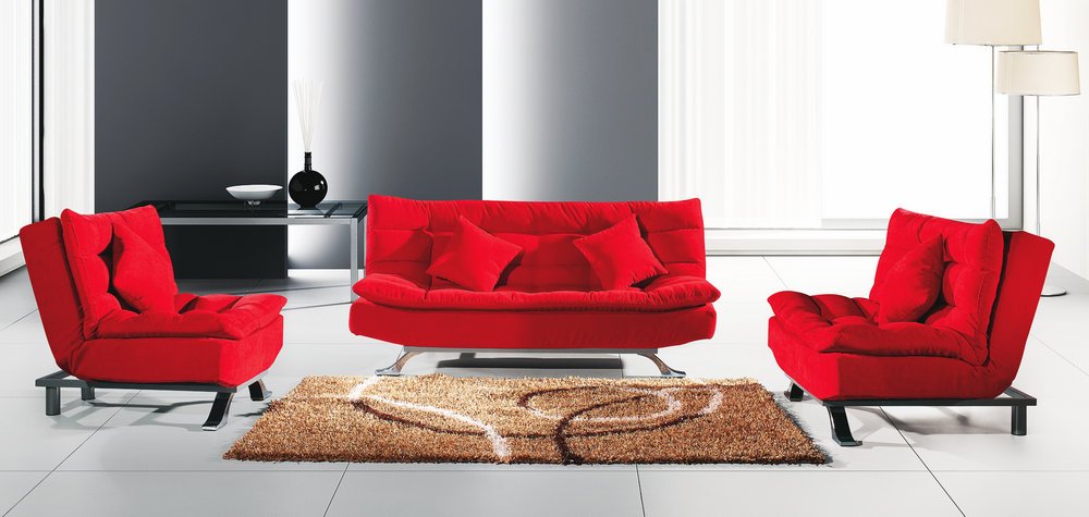 Flannelette Beautiful practical fashion&modern design sofa bed ...