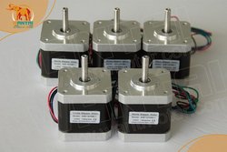 Best Selling! 5 PCS Wantai 4-lead Nema 17 Stepper Motor 42BYGHW609 56oz-in 40mm 1.7A CE ROSH ISO CNC Laser Grind Foam Plasma Cut(China (Mainland))