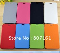 Free Shipping!New Flip Genuine Pu Leather Case Cover for Samsung Galaxy Note N7000 I9220,Case For N7000 I9220 + Screen Protector(China (Mainland))