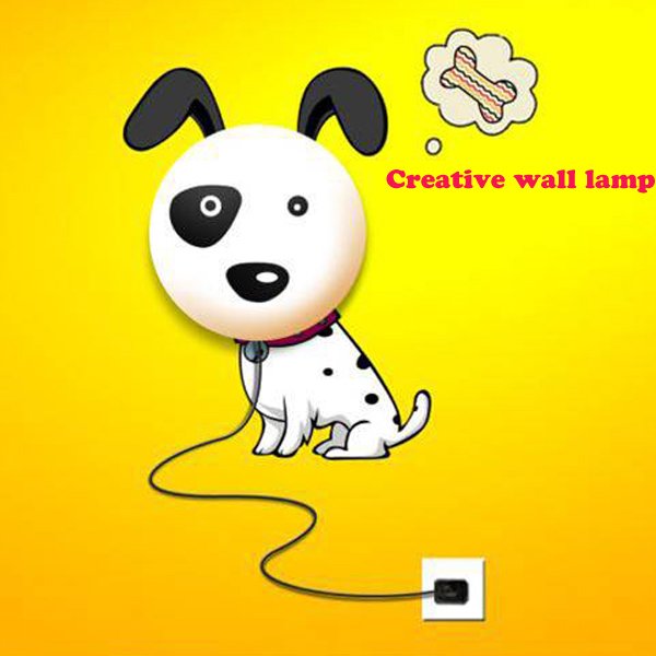 cartoon tracery wall lamp light stain design design free shipping