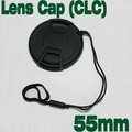 Free shipping New Arrival for all camera lens cap lens Emora 55mm general lens cap DEC1098 Center Release lens with Keeper