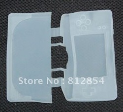 Silicone Skin Protective Cover Case for NDSL Transparent White(China (Mainland))