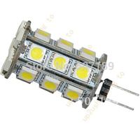 1pcs/lot Car G4 24 LED 5050 SMD 5050 360 Degree light Bulb Lamp DC 12V New Pure White for sample free shipping