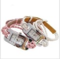 Fashion decoration bracelet watch/table braided cord long strap female form of electronic lady/girl Bracelet Watch rope table