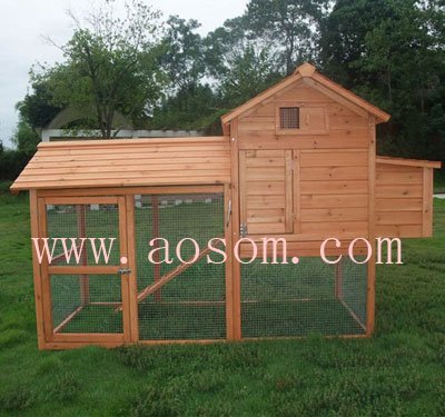 More Detailed Picture about Aosom Deluxe Backyard Wood Chicken Coop 