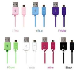 Free shipping CN 10pcs Micro USB Charger Cable for Samsung i9300 Galaxy S3 SIII Xperia S HTC One X Blackberry NOKIA(China (Mainland))