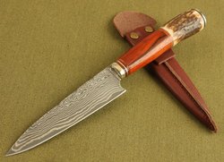 Damasco - las tribus salvajes - el principal sable, cuchillo auténtico de la colección de Damasco, envío libre
