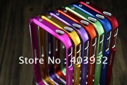 FREE SHIPPING For Luxury Iphone 4G 4S Metal Aluminum Case Cover/ Elegant Cleave Bumper case cover for iphone 4 4S(China (Mainland))
