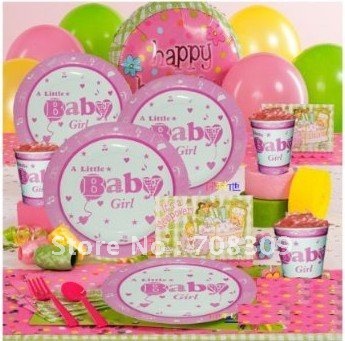 Baby Birthday Party Ideas on Wholesale Baby Girl Birthday Party Supplies  Birthday Party Tableware