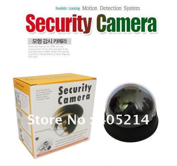Enbo08970# Big size Fake monitoring camera with blinking light / Outdoor dummy sercurity camera- Free shipping(China (Mainland))