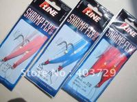 10pcs 5/0  7/0 Sea Fishing lure fishing hook with feather rig lure mixed colors free shipping