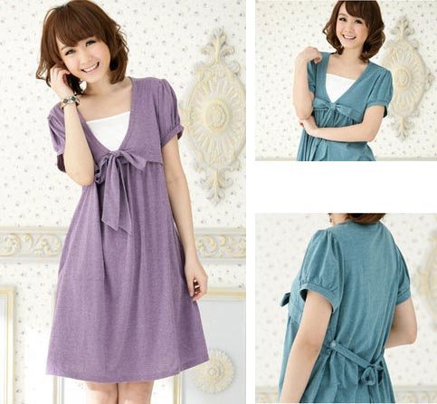 081404 Maternity Dress Clothes for Gravida side zipper pregnant/feeding/nursing maternity clothes(China (Mainland))