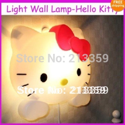 Aliexpress.com : Buy Free Shipping for New Hello Kitty Light Wall Lamp Kids&Children / ON OFF ...