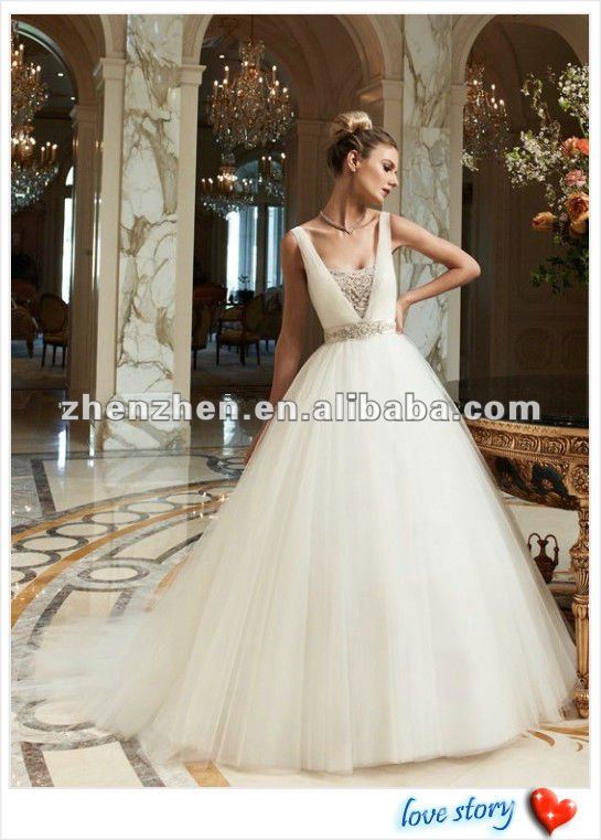 Two toned wedding dresses