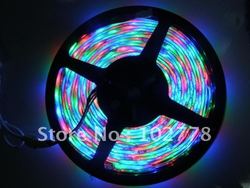 2012 retail price 3528 RGB 5M 300 LED Flex led waterproof Strip & 24 key IR Remote ControlLer (1pcs=5M)(China (Mainland))
