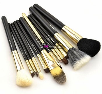  Makeup Brushes Brand on Makeup Brush 12pcs Black Eyeshadow Cosmetic Makeup Brush Professional