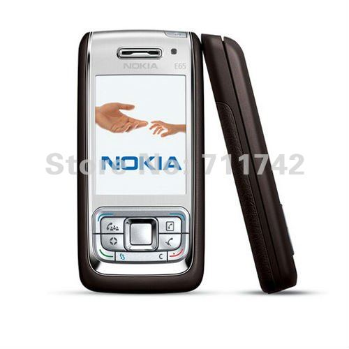 Refurbished Nokia E65 3G WIFI GPS 2 0MP Unlocked Mobile Phone Russian keyboard