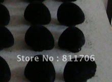 free shipping 300pcs lot 74 18 13mm Black triangular flocked noses toy accessories