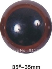 free shipping 100pcs lot 35 35mm saftey plastic toy eyes with glue on toy accessories