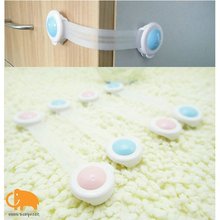 Free shipping 10 pcs/lot bendy door drawer fridge cabinet safety locks baby care products baby safety(China (Mainland))