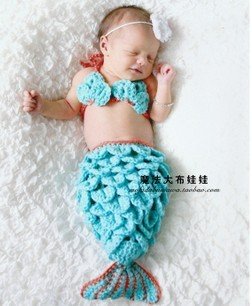 Props  Baby Pictures on Baby Animals Climb Clothes Design  Photography Props  Mermaid On